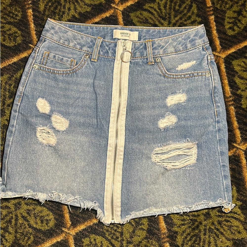 Denim skirt